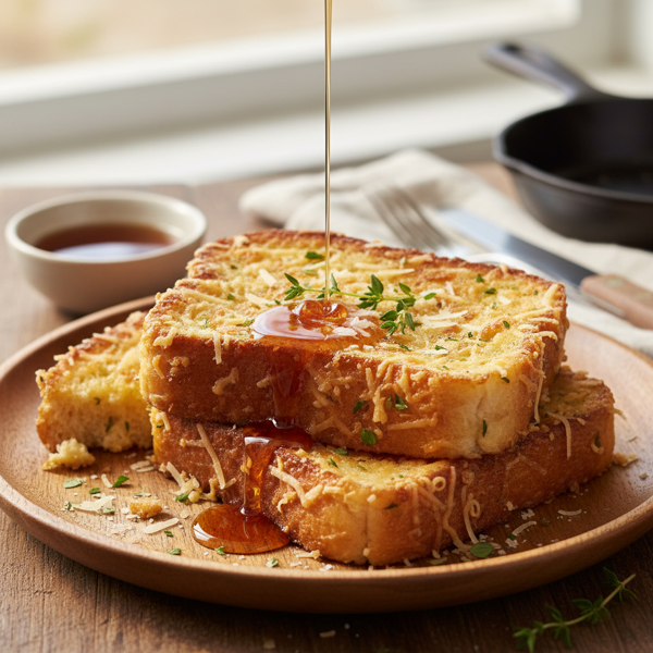 Crispy Parmesan French Toast recipe