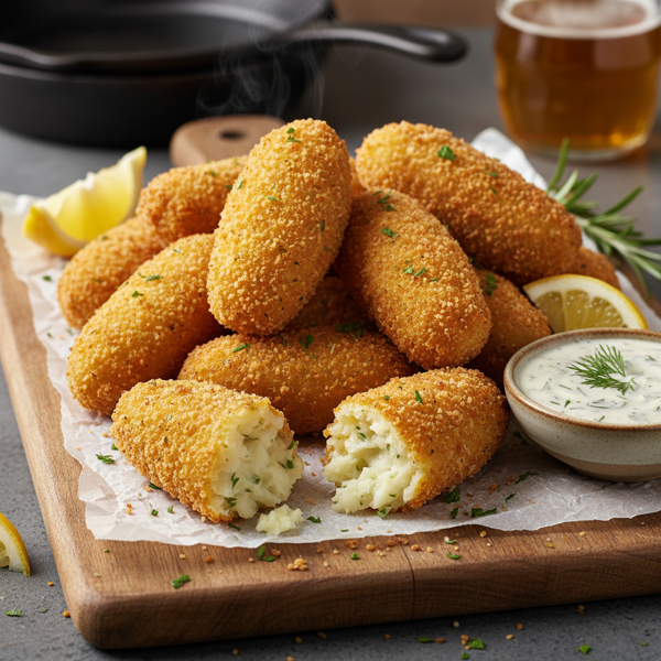 Crispy Parmesan Potato Croquettes recipe