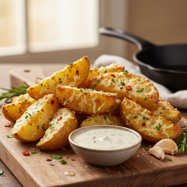 Crispy Parmesan Roasted Potatoes recipe