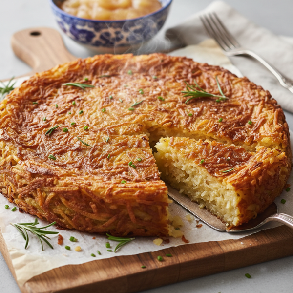 Crispy Passover Potato Kugel recipe
