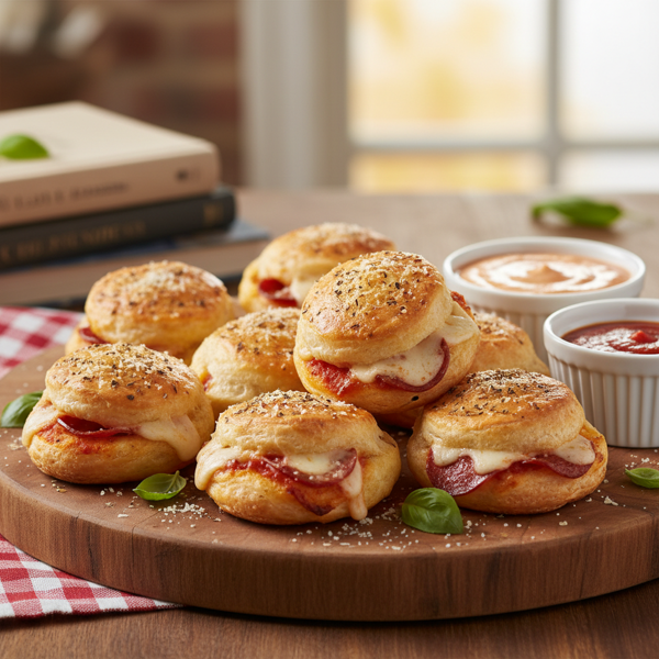 Crispy Pizza Puffs Delight recipe
