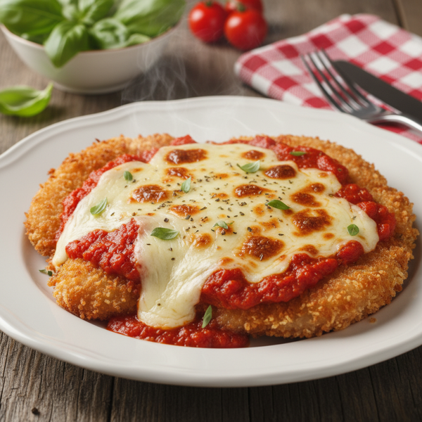 Crispy Pork Cutlet Parmigiana recipe