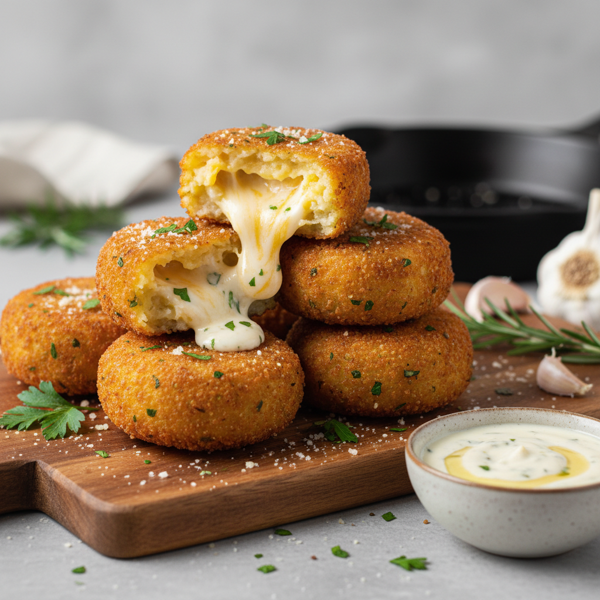 Crispy Potato Cheese Delight Croquettes recipe
