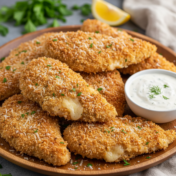 Crispy Ranch Parmesan Chicken recipe