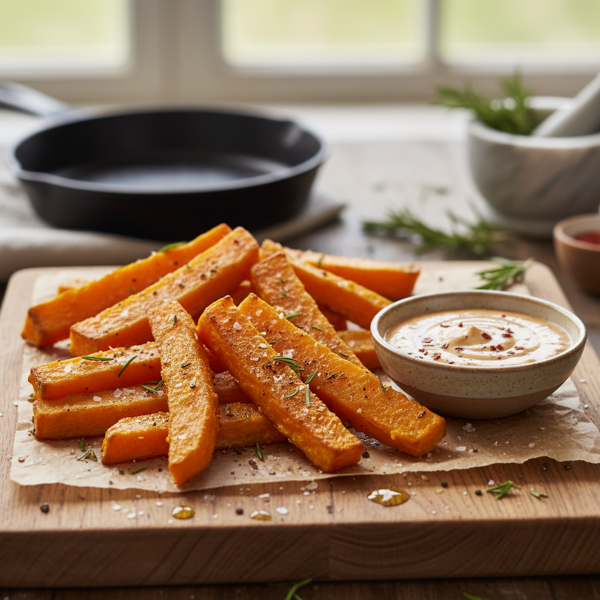 Crispy Roasted Butternut Squash Fries recipe
