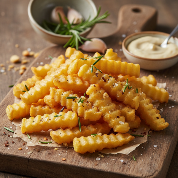 Crispy Rosemary Garlic Fries recipe
