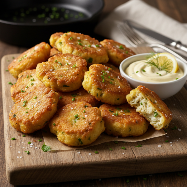 Crispy Salt Cod Fritters recipe