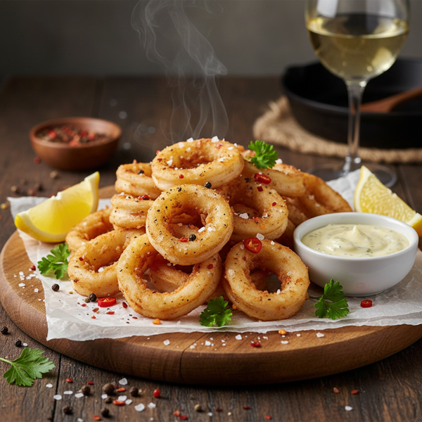 Crispy Salt and Pepper Calamari recipe