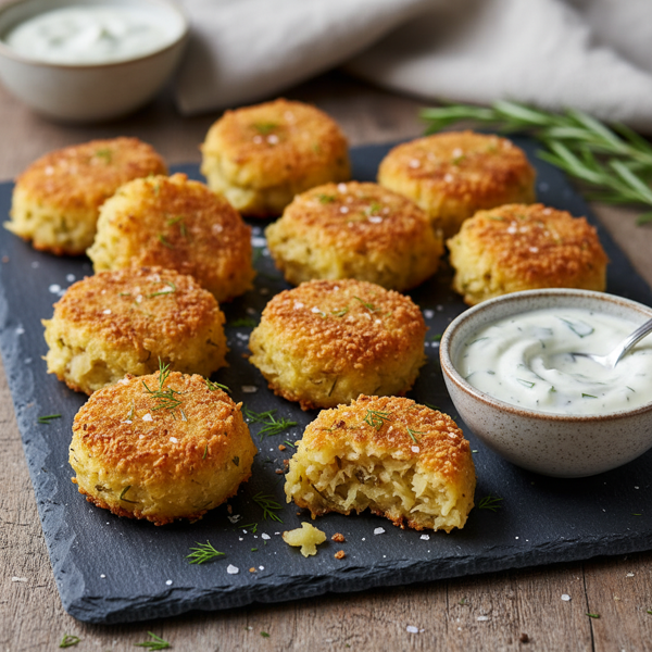 Crispy Sauerkraut and Potato Bites recipe