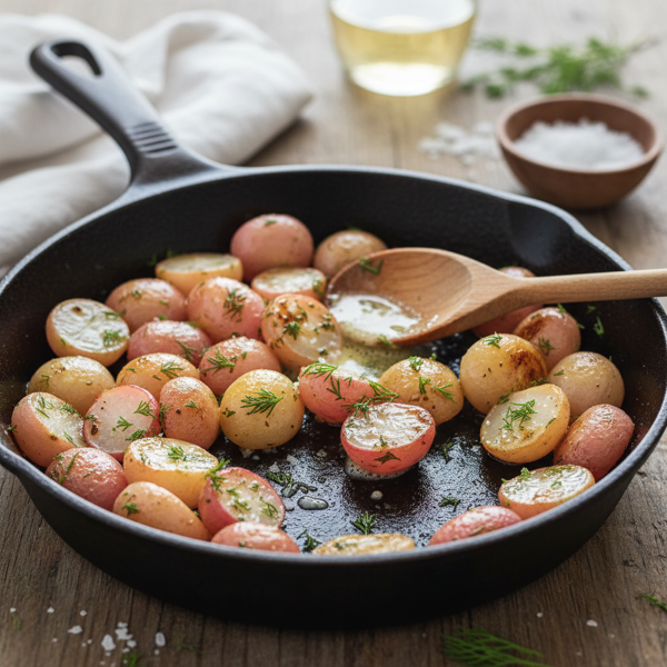 Crispy Sautéed Radishes with Butter recipe