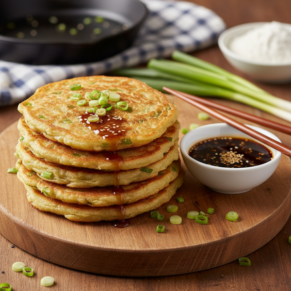 Crispy Scallion Pancakes recipe
