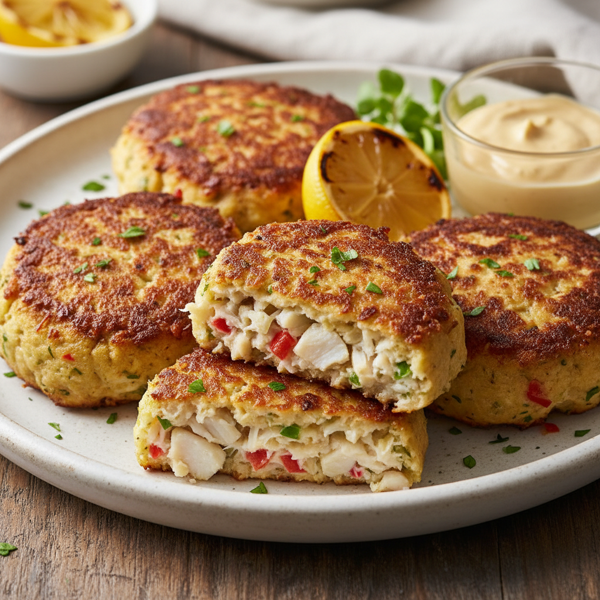 Crispy Seared Maryland Crab Cakes recipe