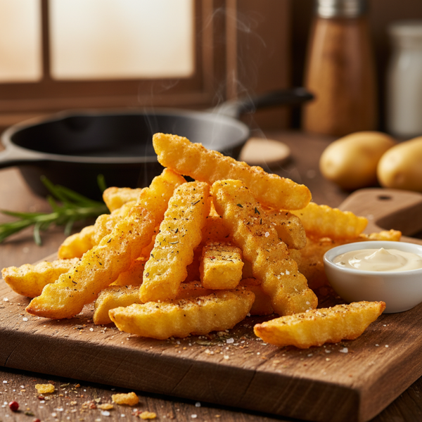 Crispy Seasoned Oven Fries recipe