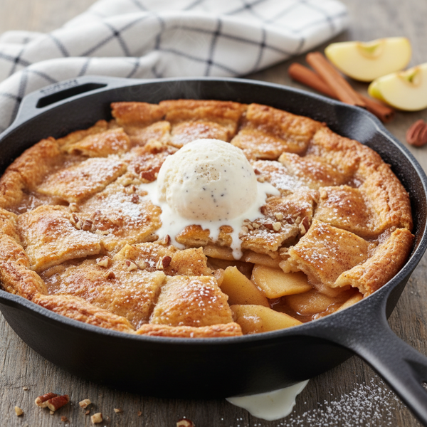 Crispy Skillet Apple Delight recipe