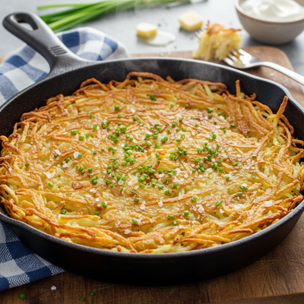 Crispy Skillet Hash Browns recipe
