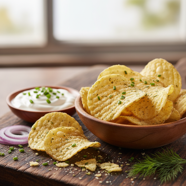 Crispy Sour Cream & Onion Potato Crisps recipe