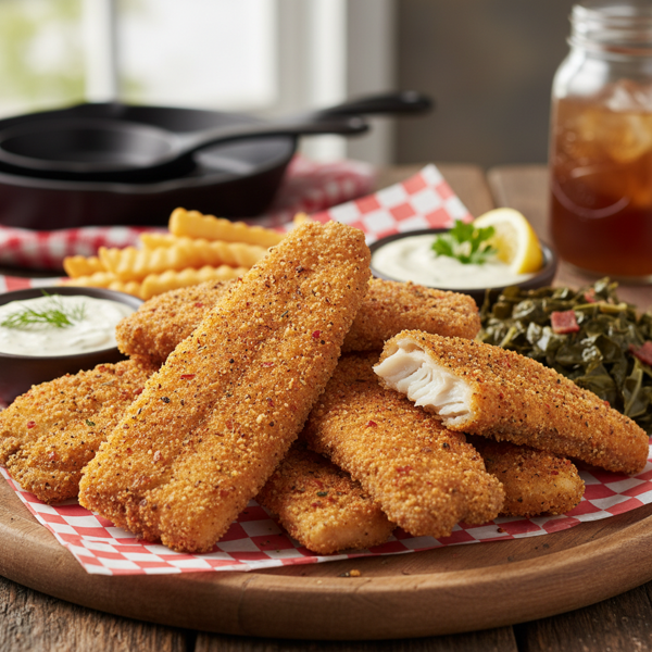 Crispy Southern-Style Fried Catfish recipe
