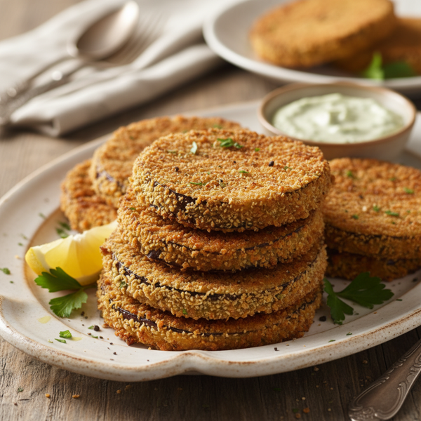 Crispy Southern-Style Oven-Fried Eggplant recipe