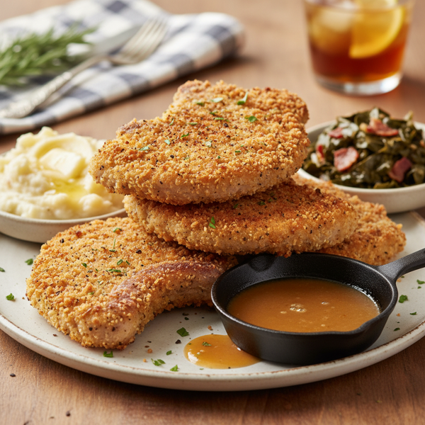 Crispy Southern-Style Pork Chops recipe