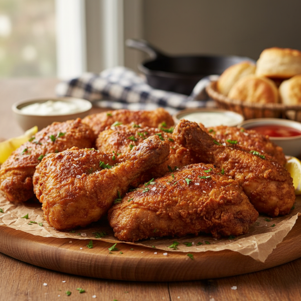 Crispy Southern-Style Twice Cooked Chicken recipe