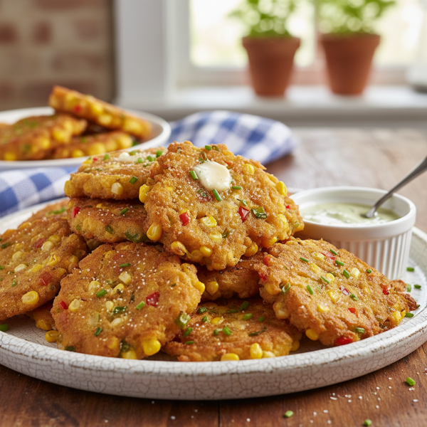Crispy Southern Corn Fritters recipe