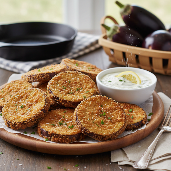 Crispy Southern Fried Eggplant recipe