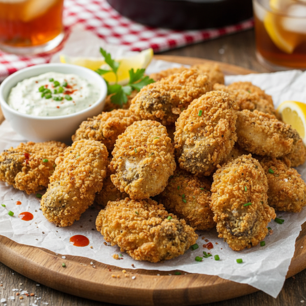 Crispy Southern Fried Oysters Delight recipe