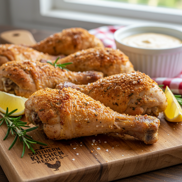 Crispy Southern Oven-Fried Drumsticks recipe