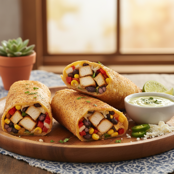 Crispy Southwest Fiesta Wraps recipe