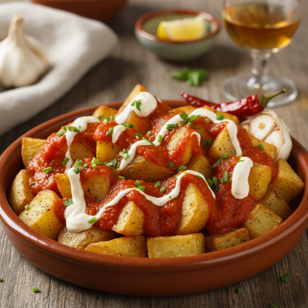 Crispy Spanish Patatas Bravas Delight recipe