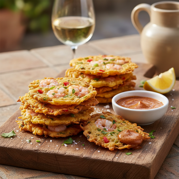 Crispy Spanish Shrimp Fritters recipe