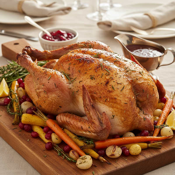 Crispy Spatchcocked Roast Turkey recipe