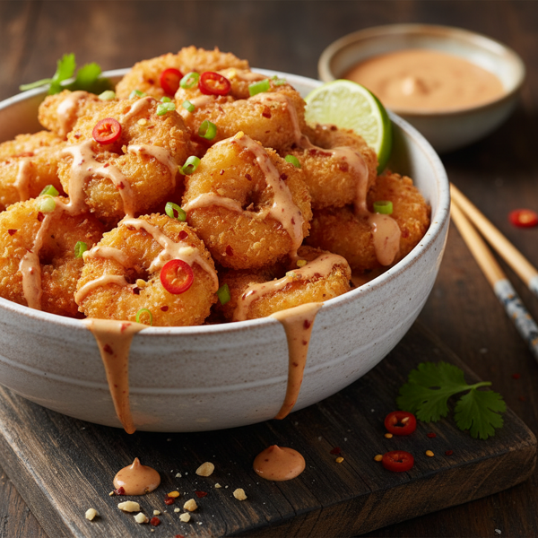 Crispy Spicy Bang Bang Shrimp recipe
