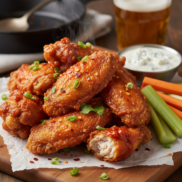 Crispy Spicy Buffalo Chicken Wings Delight recipe