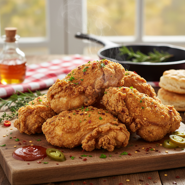 Crispy Spicy Southern Fried Chicken recipe