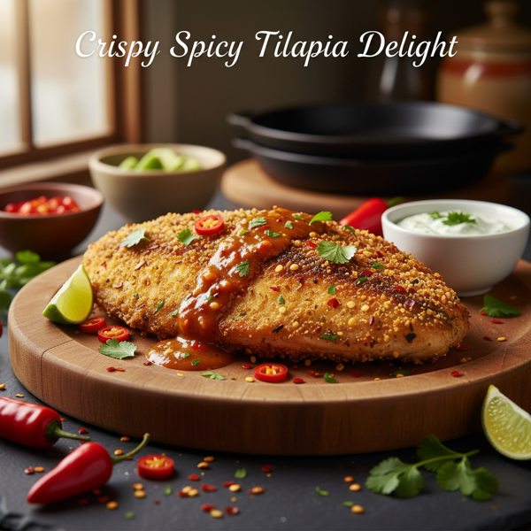 Crispy Spicy Tilapia Delight recipe