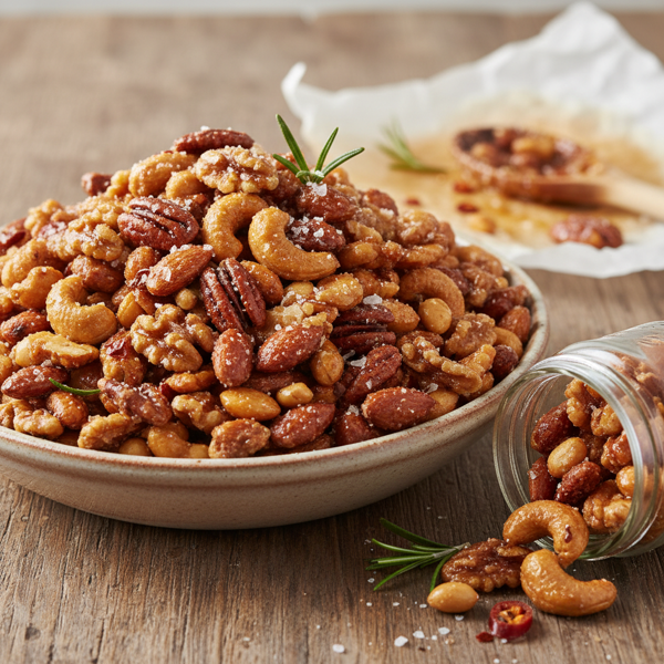 Crispy Sweet and Salty Nut Medley recipe