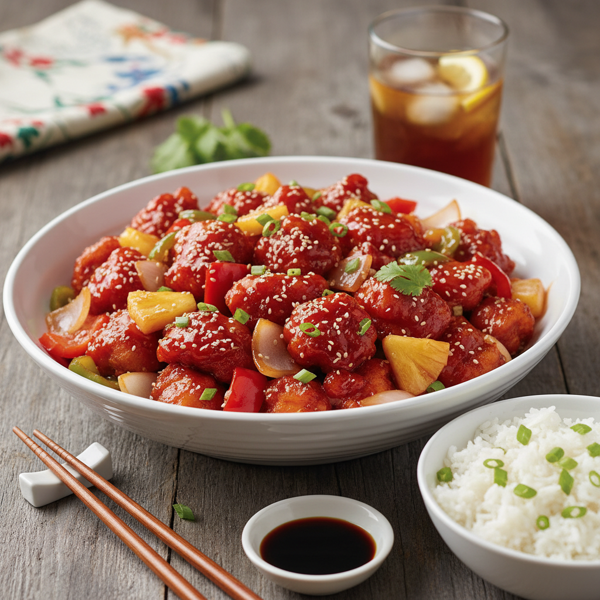 Crispy Sweet and Sour Chicken Delight recipe