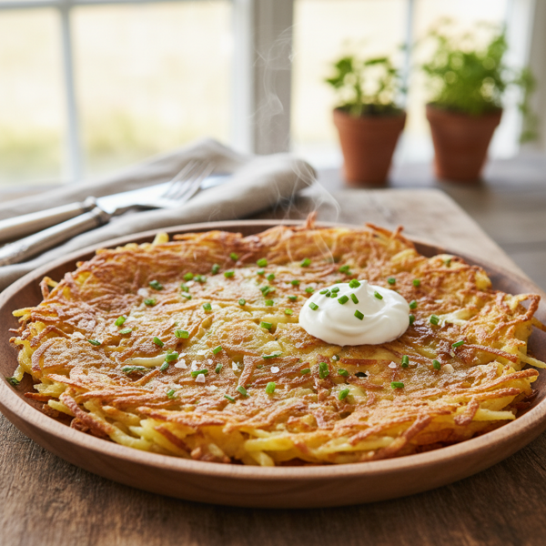 Crispy Swiss Potato Rösti Delight recipe