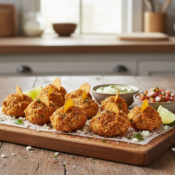 Crispy Taco Chicken Bites recipe