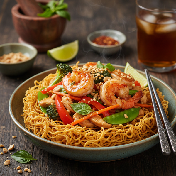 Crispy Thai Noodle Delight recipe