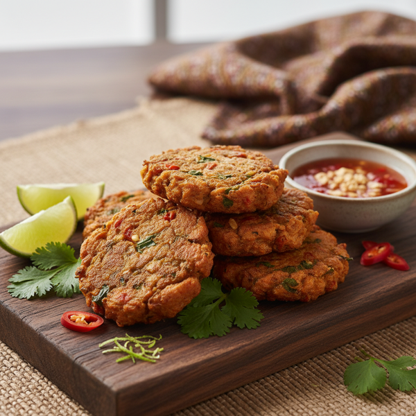 Crispy Thai Spiced Fish Cakes recipe