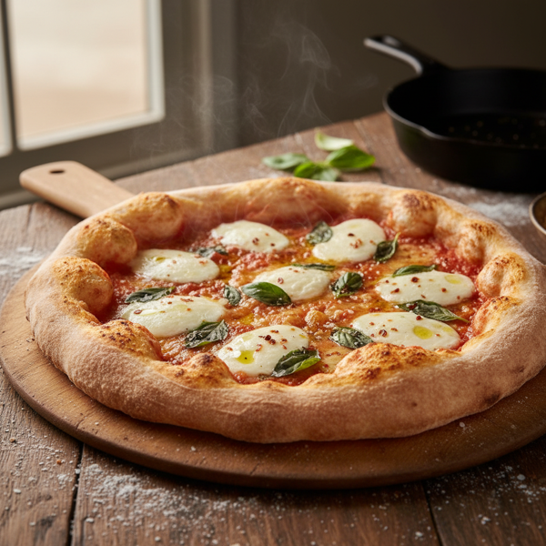 Crispy Thin-Crust Artisan Pizza Dough recipe