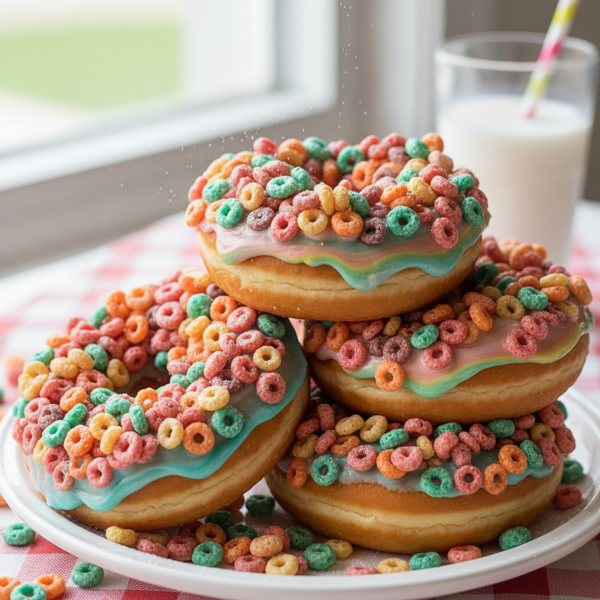 Crispy Trix Donut Delight recipe