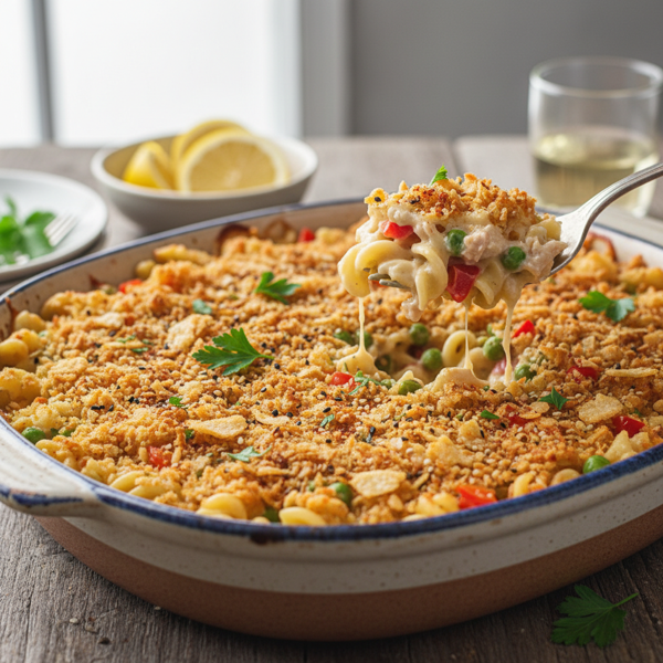 Crispy Tuna Noodle Delight recipe