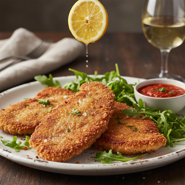 Crispy Veal Cutlets alla Milanese recipe