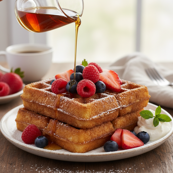 Crispy Waffle Iron French Toast Delight recipe
