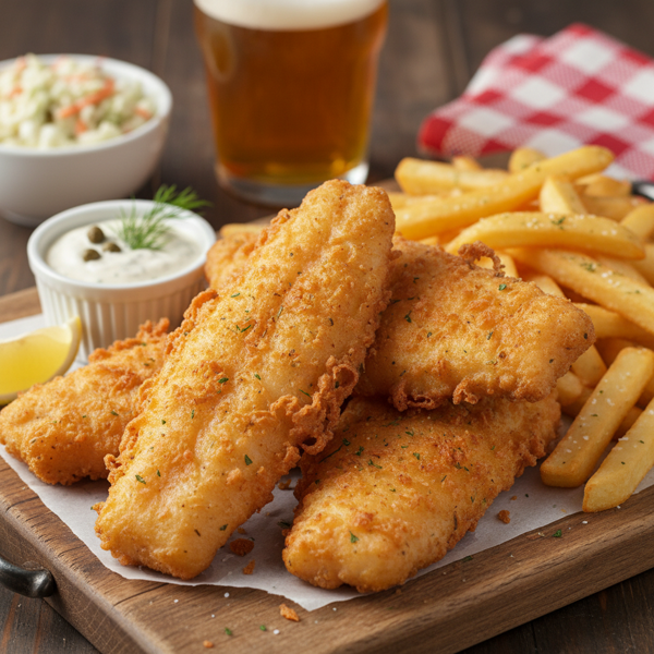 Crispy Wisconsin-Style Beer-Battered Fish Fry recipe
