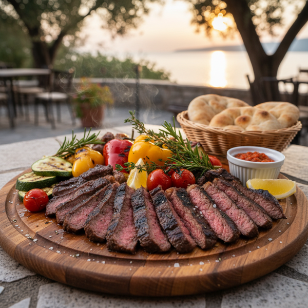 Croatian Grilled Beef Platter recipe