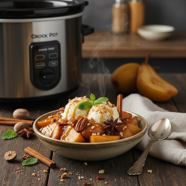 Crock Pot Apple Pear Delight recipe